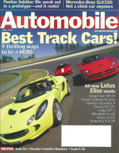 AUTOMOBILE 2004 JUNE -TRACK TESTING, THUNDERHILL