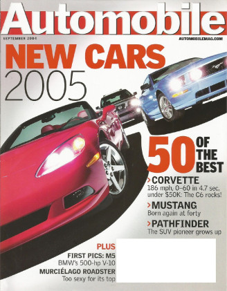 AUTOMOBILE 2004 SEPT - CORVETTE, M5, MURCIELAGO, KAHN