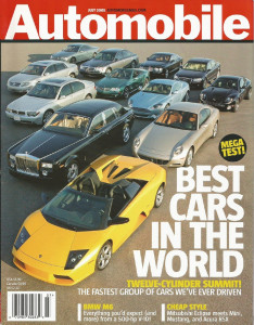 AUTOMOBILE 2005 JULY - 12 CYLINDERS SHOOTOUT, PENSKE