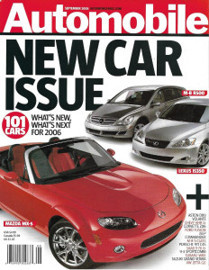 AUTOMOBILE 2005 SEPT - DB9, HHR, MIATA, WRX STi, GLI