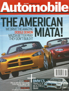 AUTOMOBILE 2007 JULY - DEMON, AVANT vs TOURING vs E63