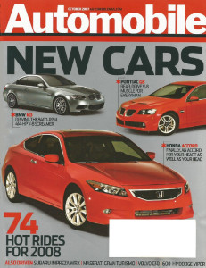 AUTOMOBILE 2007 OCT - NEW CAR SPECIAL, MG TC, DEUCE ROADSTER