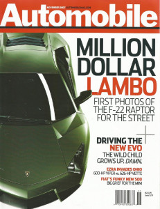 AUTOMOBILE 2007 NOV - EVO, AAR T/A, VIPER vs ZO6*