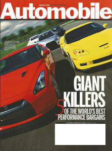 AUTOMOBILE 2008 AUG - Z06 v MAZADASPEED 3 v EVO v GT-R v G8 GT