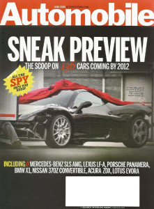 AUTOMOBILE 2009 JUNE - BMW Z4, LP560-4, G37 DROPTOP, CAMARO SS