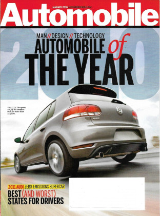 AUTOMOBILE 2010 JAN - AUDI ZERO-EMMISIONS SUPERCAR, SUSUKI KIZASHI,TARGA MOLISE
