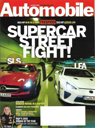 AUTOMOBILE 2010 AUG - M-B SLS AMG, LESUS LFA, RAPTOR, JEEP GRAND CHEROKEE