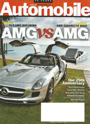 AUTOMOBILE 2011 APR - AMG vs AMG, MR2, 911-T, MP4-12C, GT-R, 650i