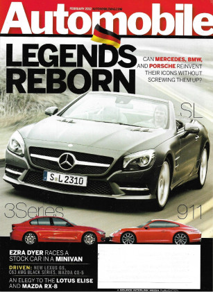 AUTOMOBILE 2012 FEB - LEXUS GS, MAZDA CX-5, LOTUS ELISE, MAZDA RX-8