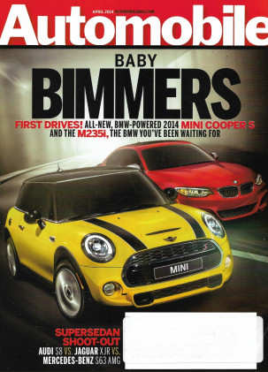 AUTOMOBILE 2014 APR - MINI COOPER S, M235i, AUDI S8 VS JAGUAR XJR, VS MERCEDES