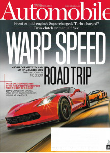 AUTOMOBILE 2015 MAY - Z06, MCLAREN 650S,MAZDA, MX-5 MIATA, JAGUAR XE, VW GOLF R