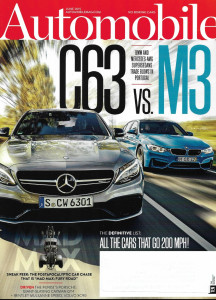 AUTOMOBILE 2015 JUNE - C63 vs M3,MAD MAX, CAYMAN GT4, VOLVO XC90'65 COUGAR XR-7