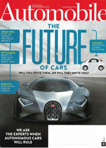 AUTOMOBILE 2015 AUG - BUGATTI CHIRON,DRIVERLESS, TESLA MODEL S P85D, SALEEN GTX