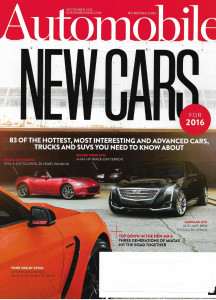 AUTOMOBILE 2015 SEPT - MAZDA MX-5 MIATA, VIPER ACR, CADDILAC CT6, SHELBY GT350