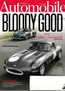 AUTOMOBILE 2015 OCT - JAG E-TYPE, PROJECT 7 SPEEDSTER, MUSTANG GT, AUDI R8