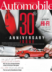 AUTOMOBILE 2016 APR - 30TH ANIV, VW GOLF GTI, MAZDA MX-5 MIATA, VOLVO S90 SEDAN