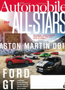 AUTOMOBILE 2016 MAY - FROD GT, ASTON MARTIN DB11, JAGUAR F-TYPE S, MAXIMA SR