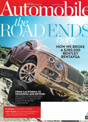 AUTOMOBILE 2016 JULY - BENTLEY BENTAYGA, SUBARU WRX,MASERATI LEVANTE, ICON FJ44