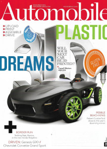 AUTOMOBILE 2016 DEC - 3D PRINTED CAR, CENESIS G90, CORVETTE GRAND SPORT, BMW i3