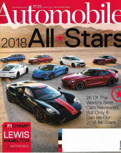 AUTOMOBILE 2018 MAY - LEWIS HAMILTON, VOLKSWAGEN JETTA, TOYOTA TRAINING