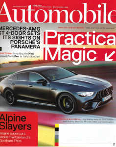 AUTOMOBILE 2018 JUNE - MERCEDES-AMG GT 4-DOOR, PORSCHE PANAMERA, PORTOFINO