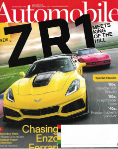 AUTOMOBILE 2018 AUG - ZR1, PORSCHE 993, '80'S KNIGHT RIDER, ENZO FERRARI