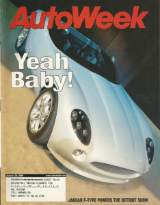 AUTOWEEK 2000 JAN 24 - JAG F-TYPE, ECLIPSE GT, PT CRUISER, '66 PEUGEOT 403
