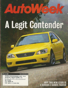 AUTOWEEK 2000 MAY 15 - LEXUS IS 300, CELICA GT-S, '71 AMC DUAL COWL PHAETON