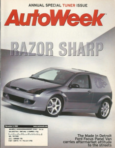 AUTOWEEK 2000 NOV 06 - FOCUS PANEL VAN, SUNBEAM TIGER, L71 VETTE, M-B 600 V12