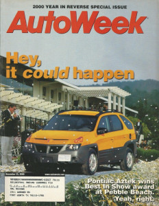 AUTOWEEK 2000 DEC 25 - ROSS BRAWN, '60 EDSEL RANGEDR CONVERTIBLE, EXPLORER