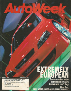 AUTOWEEK 2001 MAR 12 - '33 PACKARD 12 DROPTOP LIMO, Z8, ROUSH STAGE 3 MUSTANG