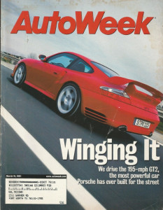 AUTOWEEK 2001 MAR 19 - PORSCHE GT2, SUBARU WRX, '76 PORSCHE TURBO CARRERA*