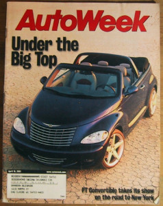 AUTOWEEK 2001 APR 16 - PT CRUISER DROPTOP, FUTURLINER