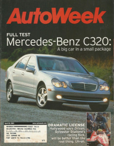 AUTOWEEK 2001 APR 23 - M-B C320, STALLONE's DRIVEN, '29 PIERCE-ARROW