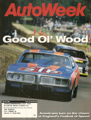 AUTOWEEK 2001 JULY 23 - US-GOODWOOD, INSIGHT, FIAT MULTIPLA, 1958 VOLVO TP21