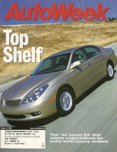 AUTOWEEK 2001 AUG 06 - ES300, 1961 DeSOTO, ALTIMA, S6 AVANT, MIATA, POCONO, F1
