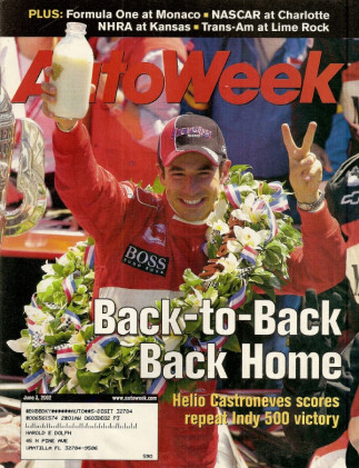 AUTOWEEK 2002 JUNE 03 - FORD MONDEO, PASSAT W8, INDY