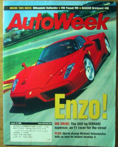 AUTOWEEK 2002 AUG 12 - ENZO SPECIAL, VIPER AT SPA, W8