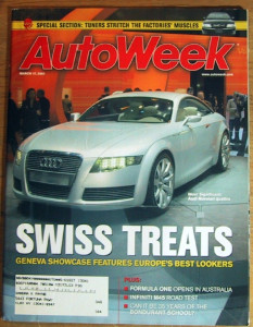 AUTOWEEK 2003 MAR 17 - RADICAL TUNER MUSCLE, NEW M45