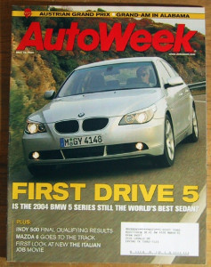 AUTOWEEK 2003 MAY 26 - BMW 5-SERIES, 350Z TRACK MODEL