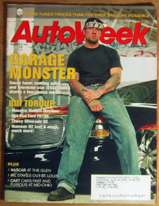 AUTOWEEK 2003 AUG 18 - JESSE JAMES, HOT TUNER TRUCKS