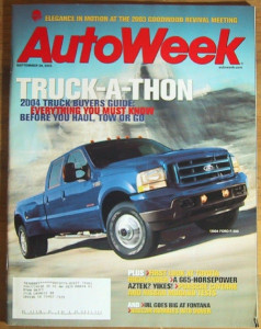 AUTOWEEK 2003 SEPT 29 - ORCA C 113, DEVIN-TRIUMPH TR3