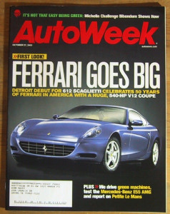 AUTOWEEK 2003 OCT 27 - E55 AMG, OPEL ECO-SPEEDSTER, 612