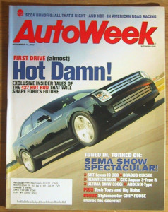 AUTOWEEK 2003 NOV 10 - RADICAL TUNERS, RENNA, RUNOFFS