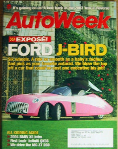 AUTOWEEK 2003 DEC 29 - X5 & QX56 TESTS, RENNA, T-BIRD J