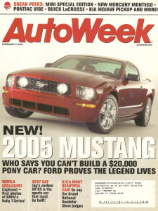 AUTOWEEK 2004 FEB 09 - NEW MUSTANG, BMW X3 3i&1-SERIES, 350Z, 1933 WILLYS 77