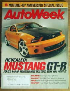 AUTOWEEK 2004 APR 19 - MUSTANG & SHELBY Spcl, NEW GT-R