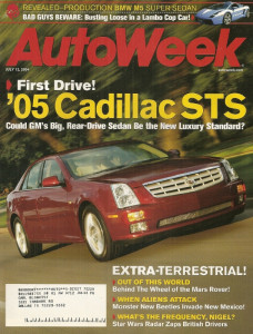 AUTOWEEK 2004 JULY 12 - CADDY STS, M5, NEW BEETLE, 1923 ROLLS-ROYCE 40/50 hp