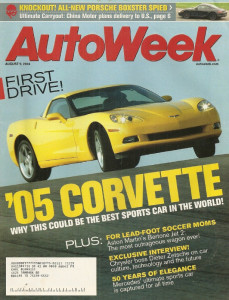 AUTOWEEK 2004 AUG 09 - VETTE, BOXSTER, ZETSCHE, JET 2, 1975 DS 23ie PALLAS