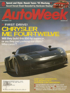 AUTOWEEK 2004 SEPT 06 - ROUSH MUSTANG, XJ8, SAAB SONETT III, ME FOUR-TWELVE